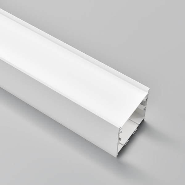 Детайлно изображение на Алуминиев профил за LED осветление Wave | 40 x 40 мм | 3 метра Снимка на Алуминиев профил за LED осветление Wave | 40 x 40 мм | 3 метра