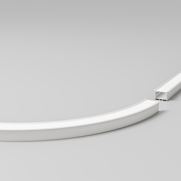 Снимка на Алуминиев профил за LED осветление Wave | 50x40мм | Вграден монтаж