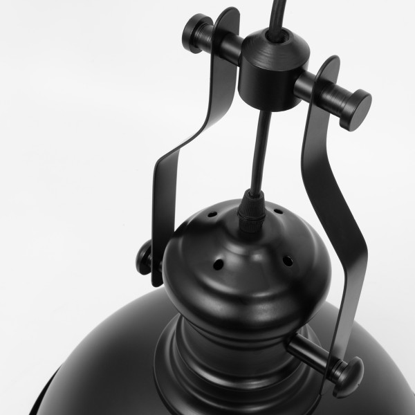 Снимка на Висящ пендел Porte | Индустриален дизайн | Черен |  Ø30cm | IP20 | E27