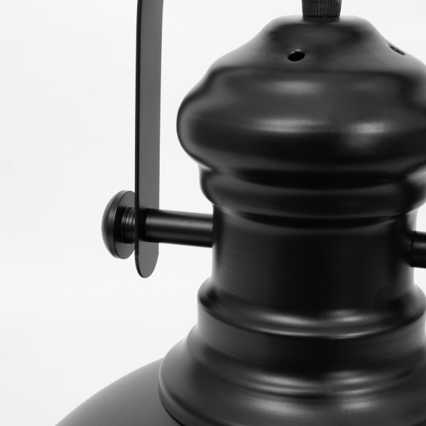 Снимка на Висящ пендел Porte | Индустриален дизайн | Черен |  Ø30cm | IP20 | E27