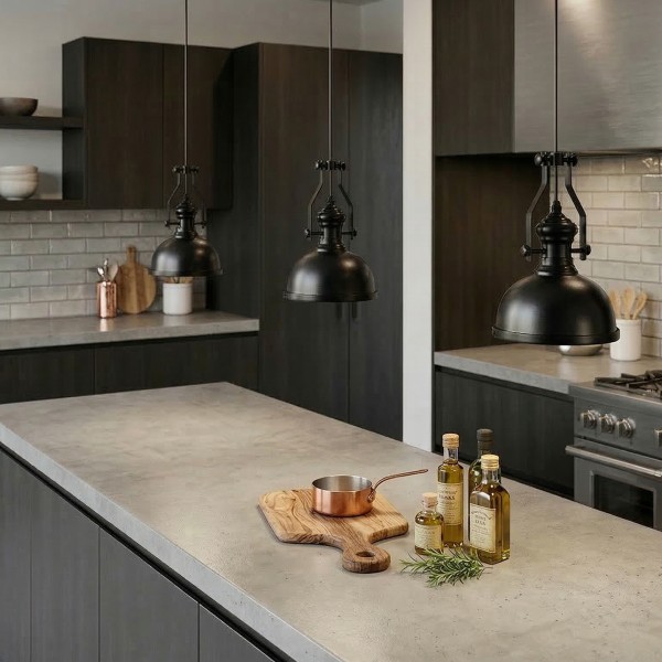 Снимка на Висящ пендел Porte | Индустриален дизайн | Черен |  Ø30cm | IP20 | E27