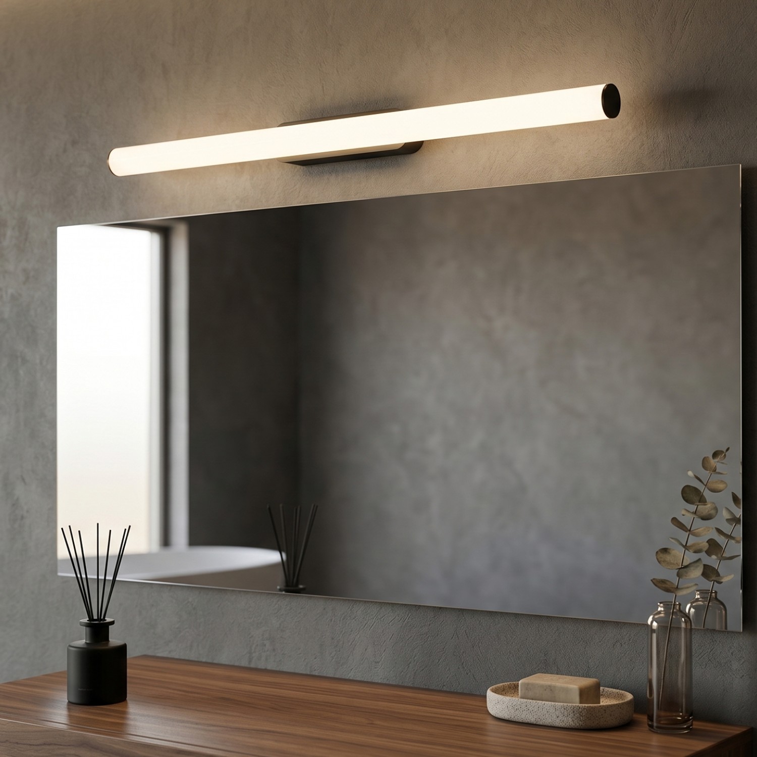 Снимка на LED линеен аплик Prima 15W IP44 за огледало и баня