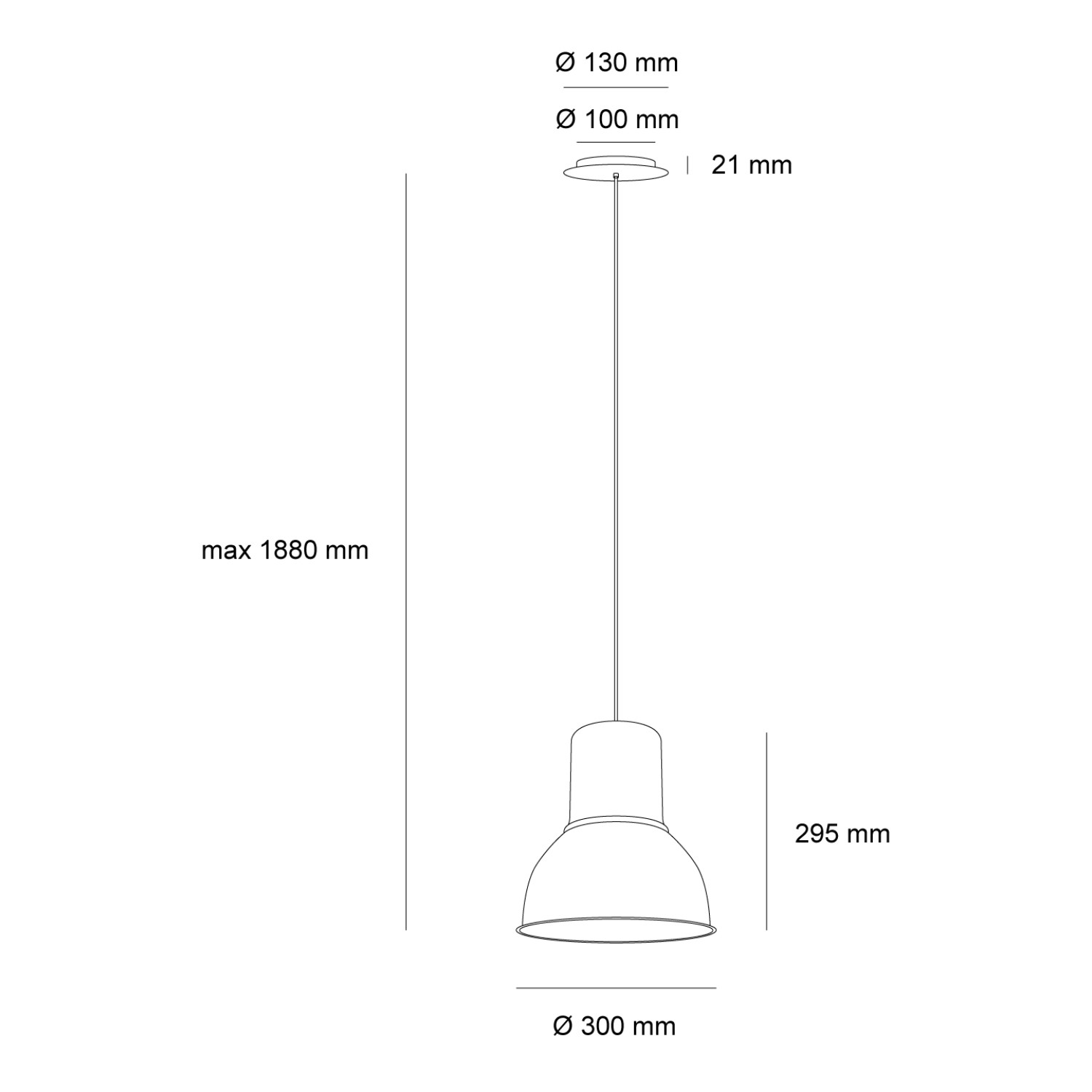Детайлно изображение на Висящ пендел Proper | Индустриален дизайн | Матово черен | IP20 | E27 Снимка на Висящ пендел Proper | Индустриален дизайн | Матово черен | IP20 | E27