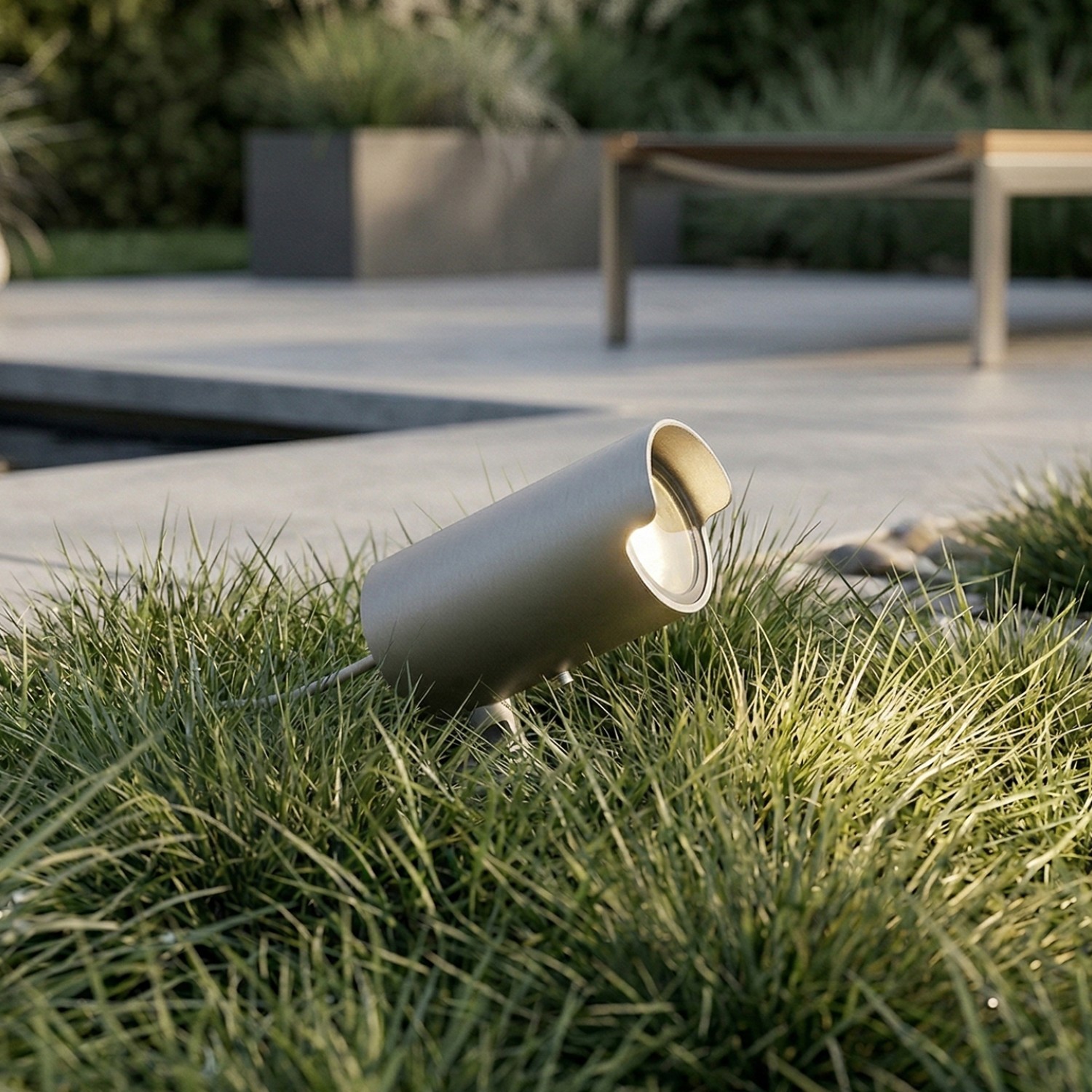 Детайлно изображение на Външен LED спот Spike | Сив | 12W | 3000K | IP65 Снимка на Външен LED спот Spike | Сив | 12W | 3000K | IP65