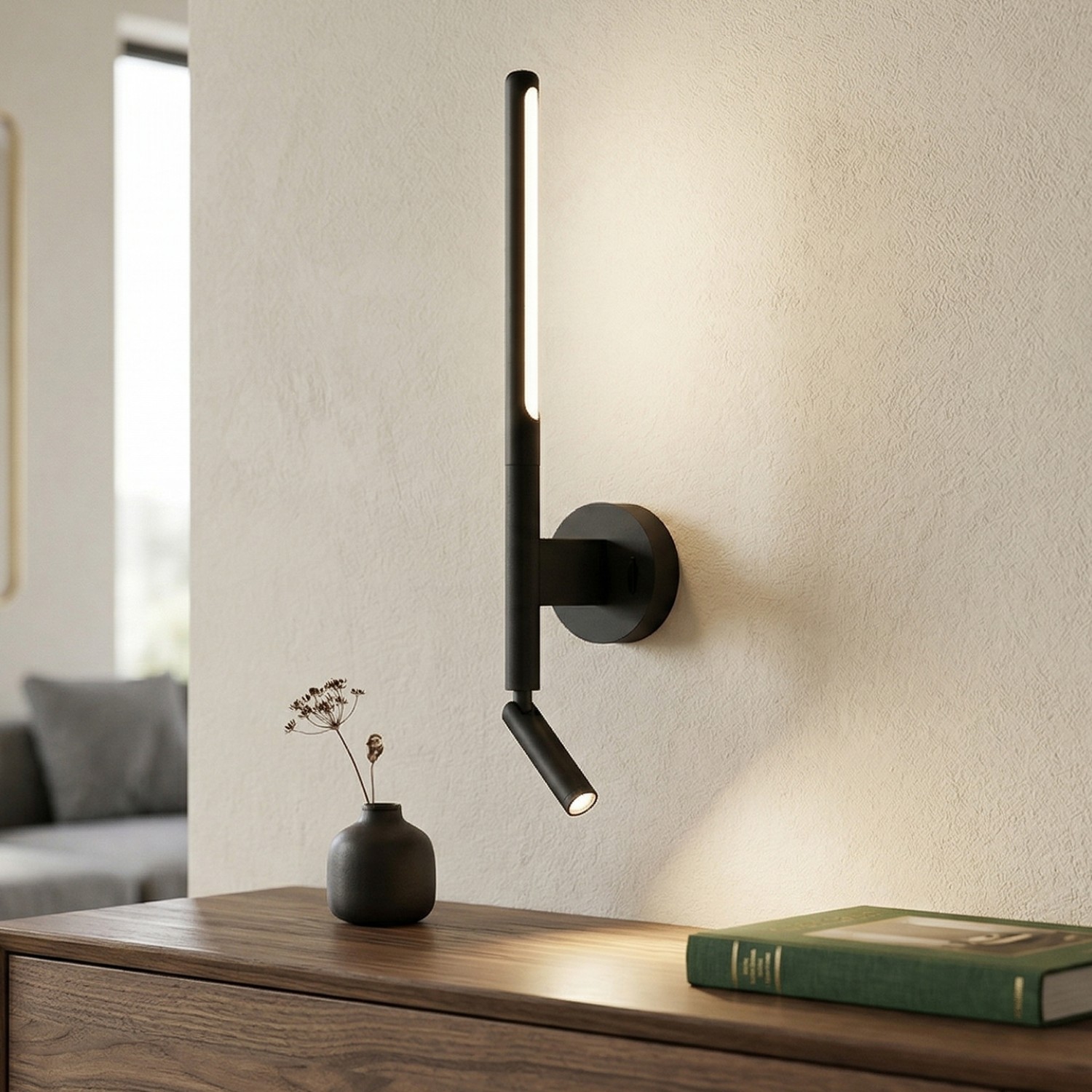 Снимка на Стенна LED лампа Twin | Насочена светлина | 3000K | 9W