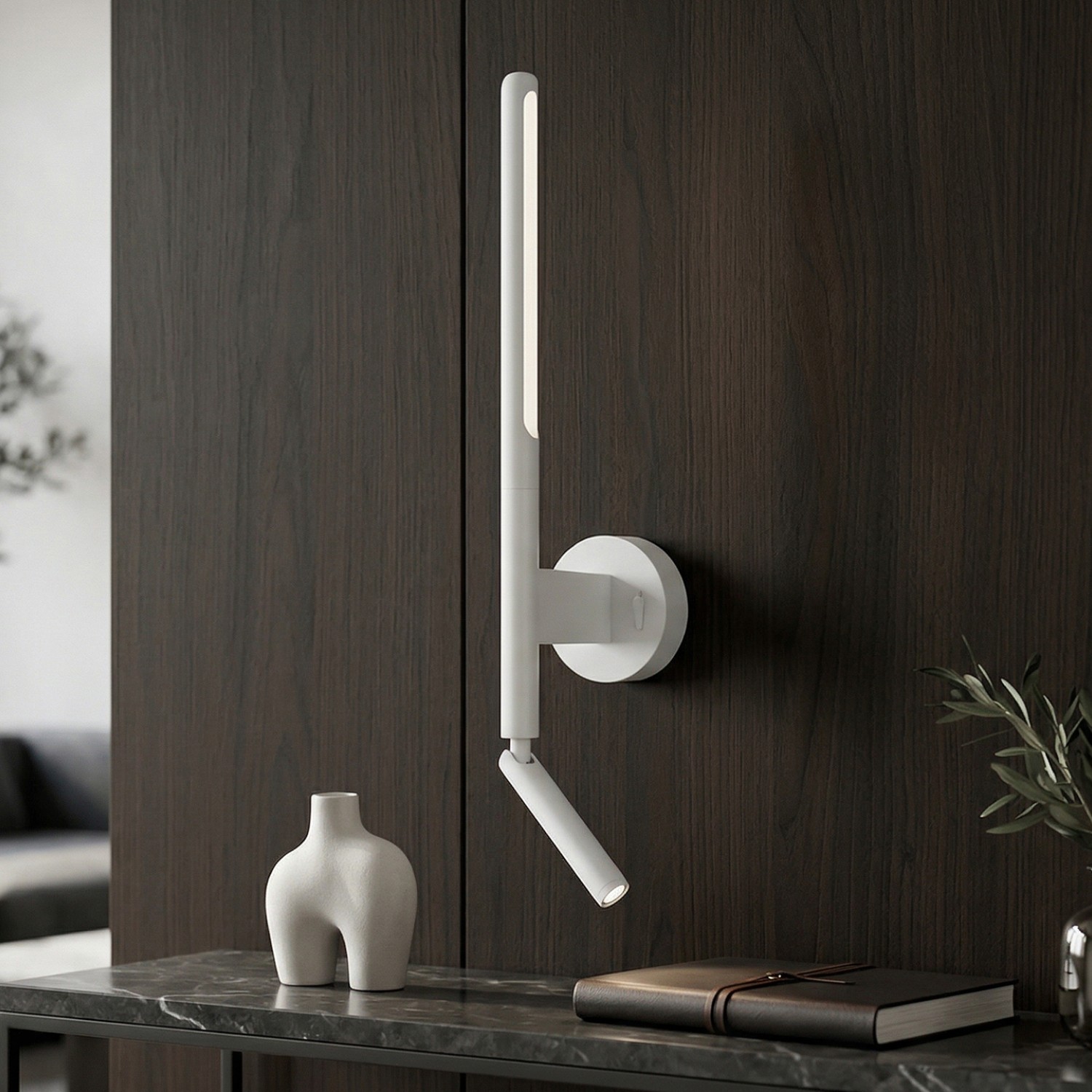 Снимка на Стенна LED лампа Twin | Насочена светлина | 3000K | 9W