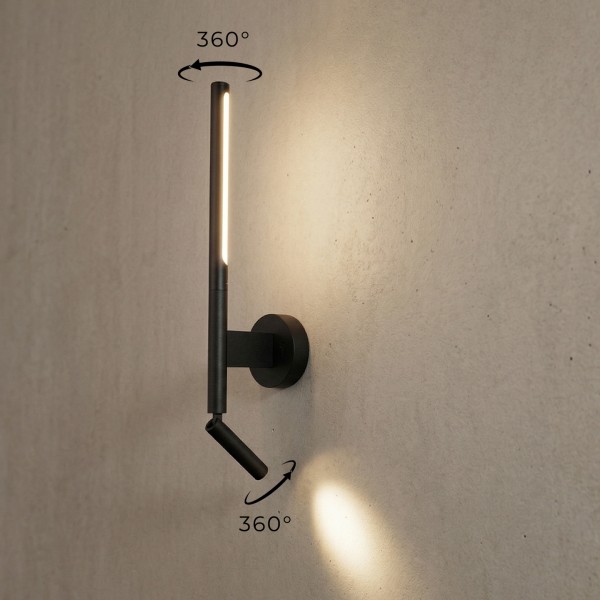 Снимка на Стенна LED лампа Twin | Насочена светлина | 3000K | 9W