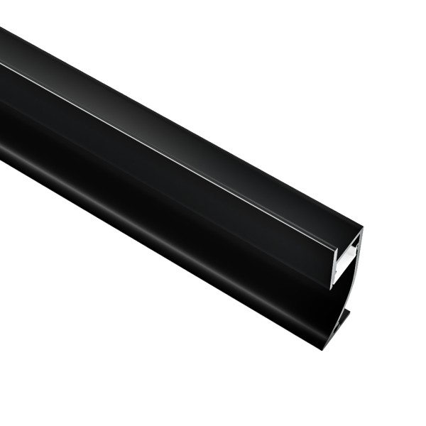 Снимка на Алуминиев профил за LED лента Venus | 13.6x45.7мм | Черен