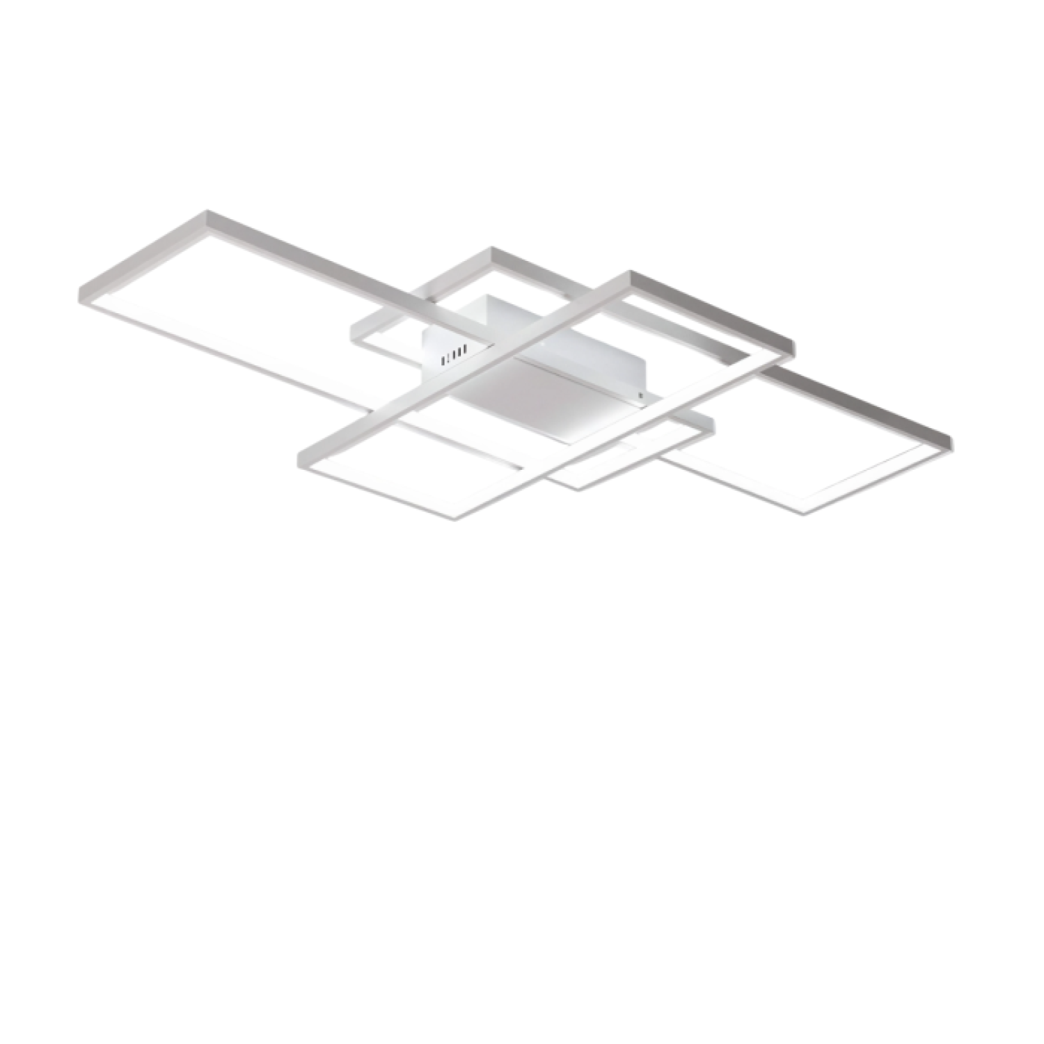 Снимка на Голям LED плафон Triple | Геометричен дизайн | 68W