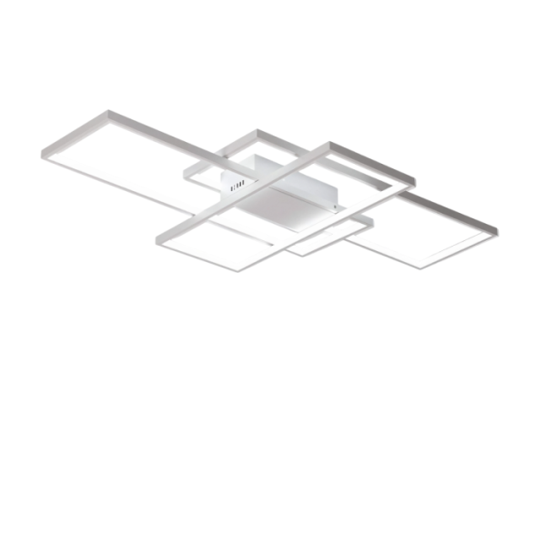 Снимка на Голям LED плафон Triple | Геометричен дизайн | 68W
