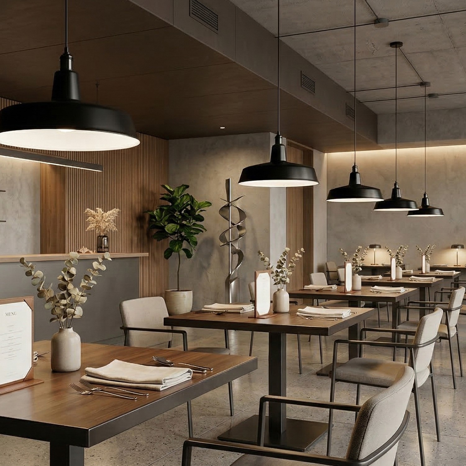 Детайлно изображение на Висящ пендел Loft | Индустриален дизайн | Черен | Ø41cm | IP20 | E27 Снимка на Висящ пендел Loft | Индустриален дизайн | Черен | Ø41cm | IP20 | E27