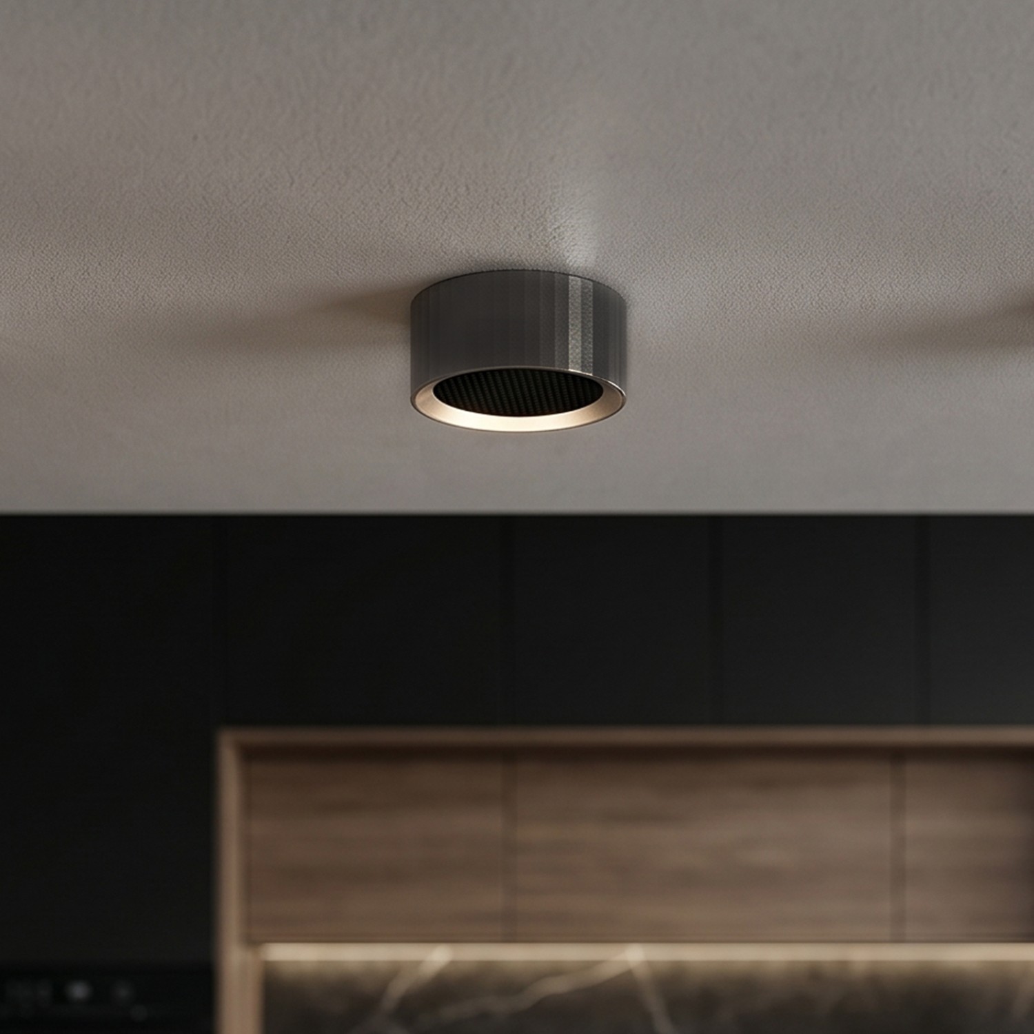 Снимка на LED луна за открит монтаж Regal с honeycomb решетка