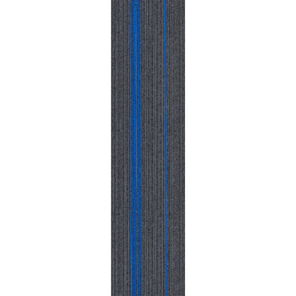 Снимка на Мокетни плочи Grey Blue | Сиви със сини ивици | 100x25cm