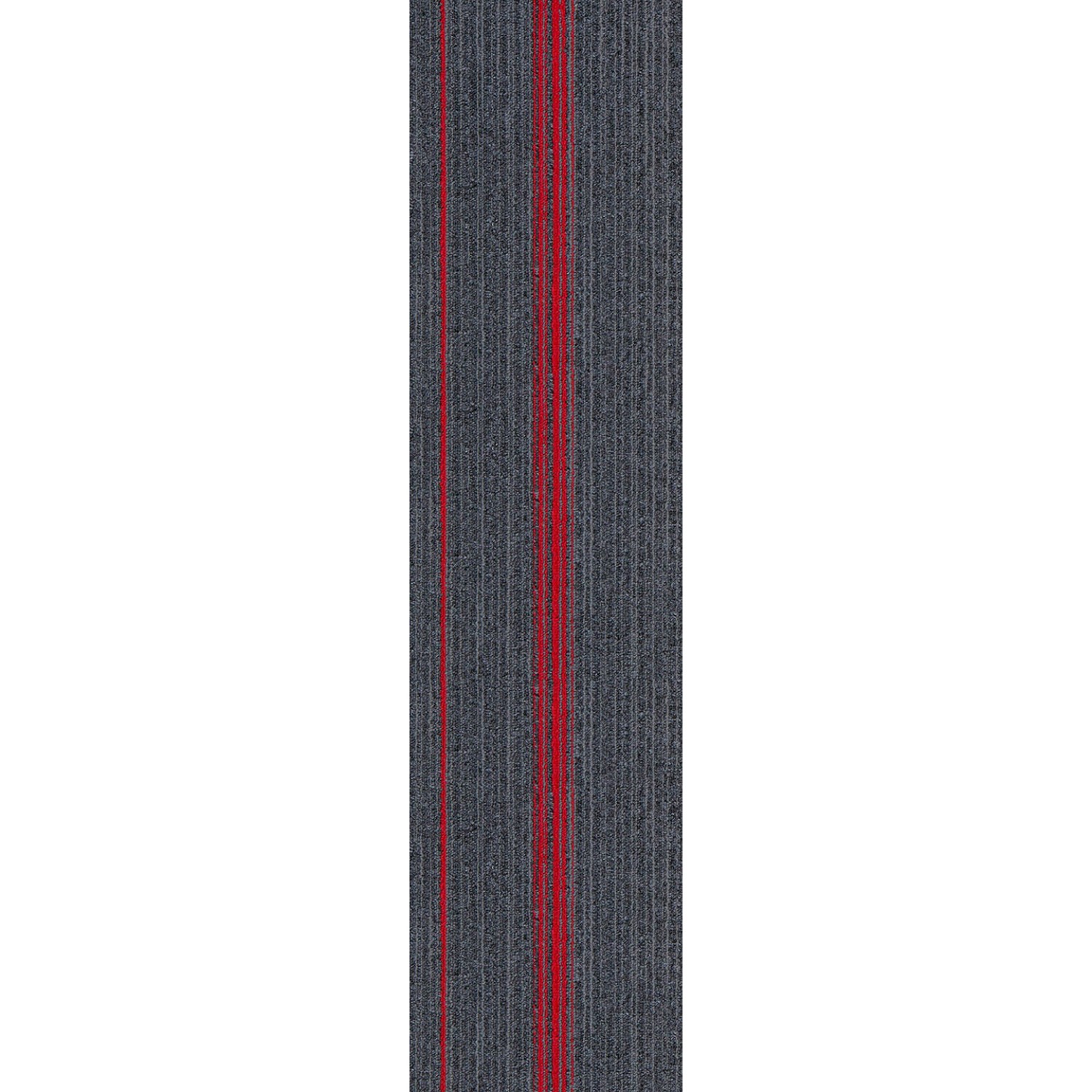 Снимка на Мокетни плочи Grey Red | Сиви с червени ивици | 100x25cm
