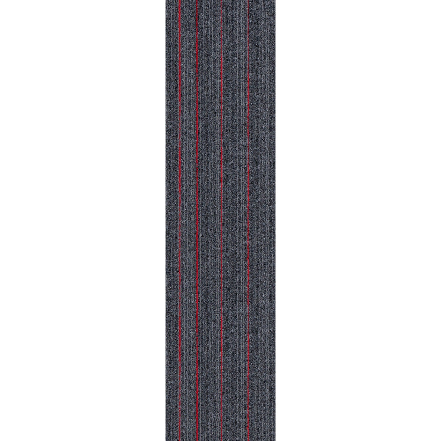 Снимка на Мокетни плочи Grey Red | Сиви с червени ивици | 100x25cm