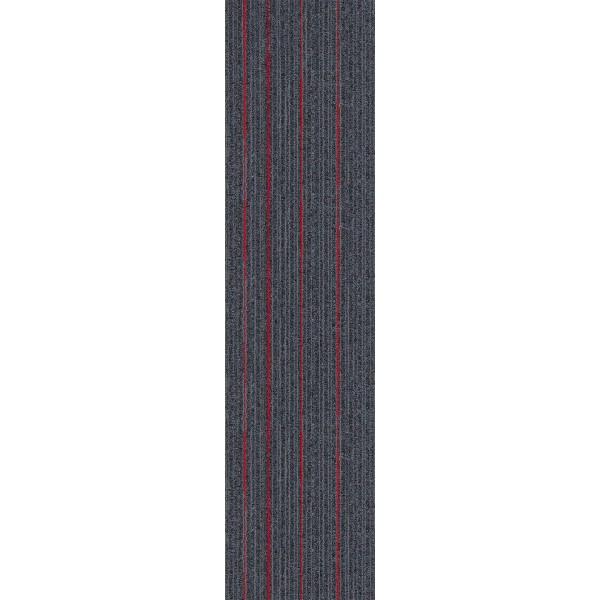 Снимка на Мокетни плочи Grey Red | Сиви с червени ивици | 100x25cm
