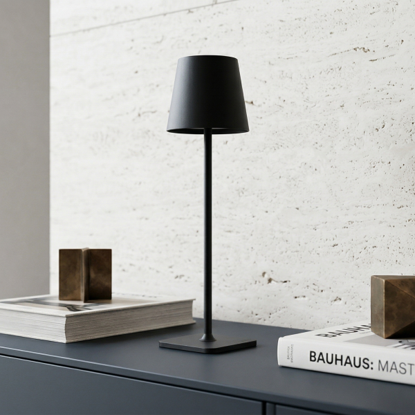 Снимка на Презареждаема LED настолна лампа с три цвята LEDA (38 см) - Настолни лампи