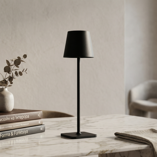 Снимка на Презареждаема LED настолна лампа с три цвята LEDA (38 см) - Настолни лампи