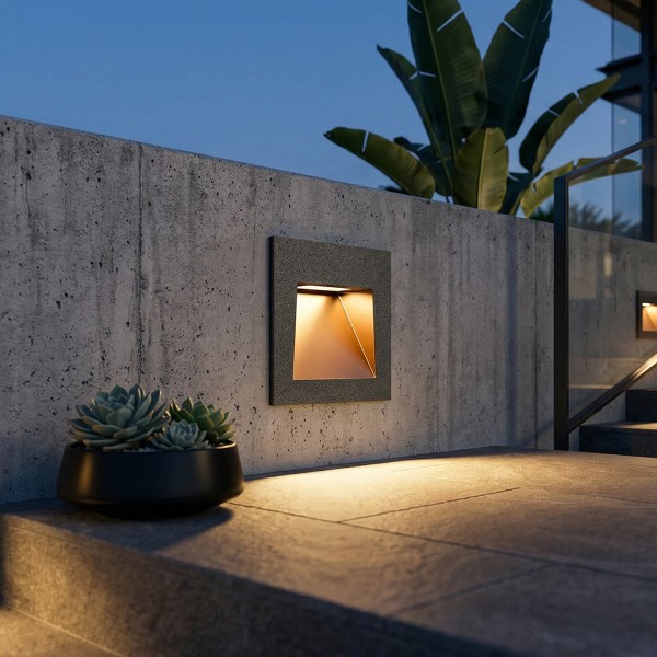 Снимка на LED луна за стъпала/стълбище Bizarre | За вграждане | IP65 | 2.5W | 3000K