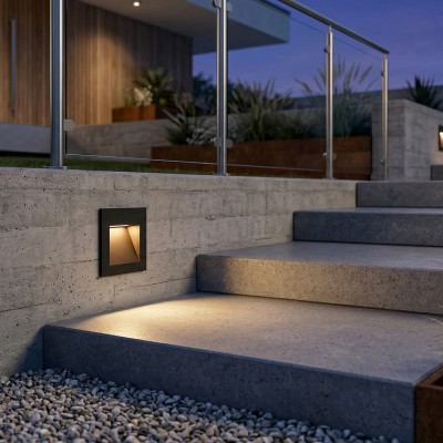 LED луна за стъпала/стълбище Bizarre | За вграждане | IP65 | 2.5W | 3000K