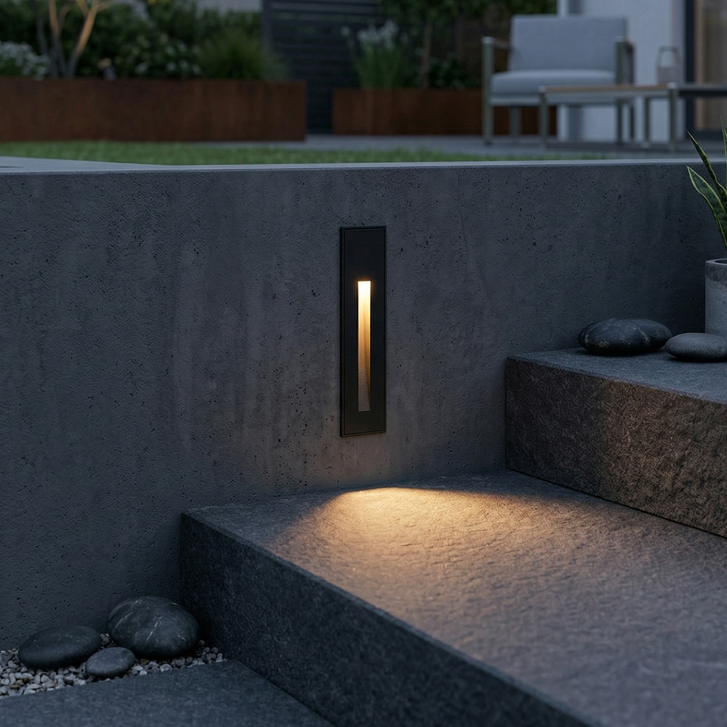 Детайлно изображение на LED луна за стълбище/стъпала Step Line Eco | За вграждане | 3W | 3000K Снимка на LED луна за стълбище/стъпала Step Line Eco | За вграждане | 3W | 3000K
