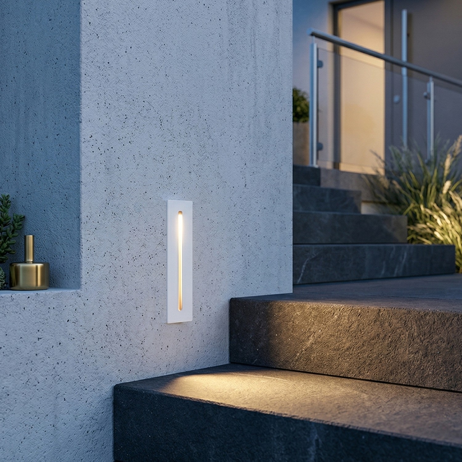 Снимка на LED луна за стълбище/стъпала Step Line | За вграждане | IP65 | 3W | 3000K