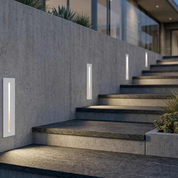 Снимка на LED луна за стълбище/стъпала Step Line | За вграждане | IP65 | 3W | 3000K
