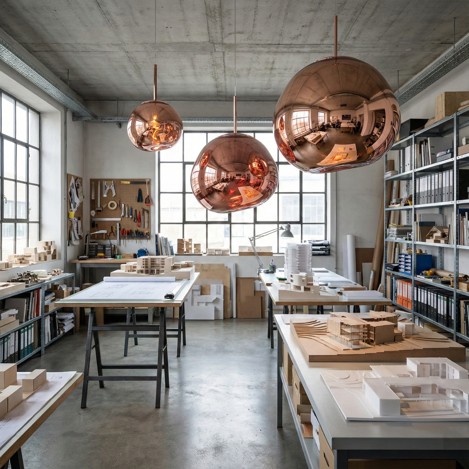 Снимка на Висяща лампа Ruby 2 Rose Gold | Розово злато | Визия течен метал | 3000K