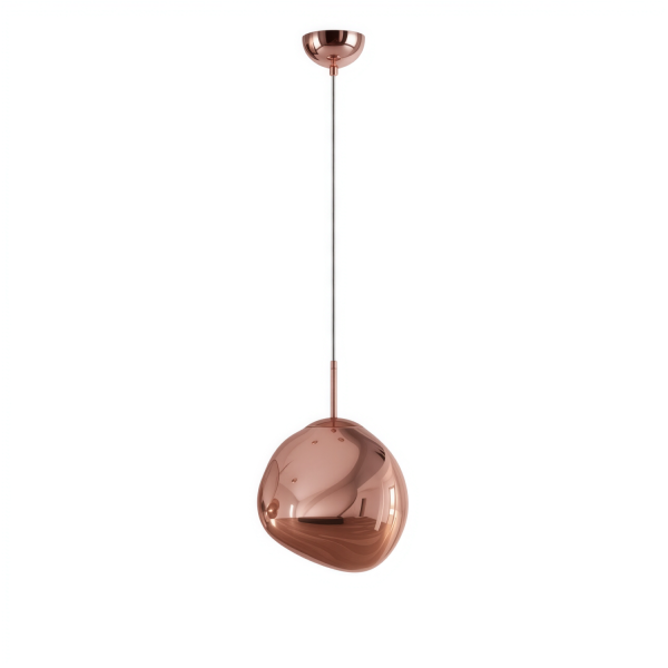 Снимка на Висяща лампа Ruby 2 Rose Gold | Розово злато | Визия течен метал | 3000K