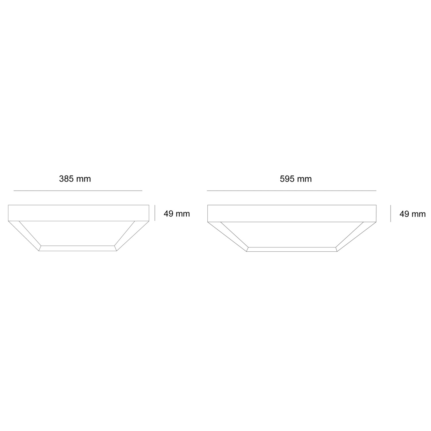 Снимка на Плоска LED плафониера Aris SQ с квадратна форма | 3-CCT