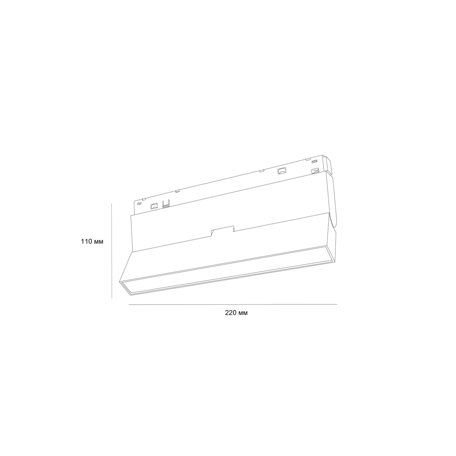 Снимка на Линеен LED модул Band AJ Magnet за магнитна система 23mm - Релсово осветление