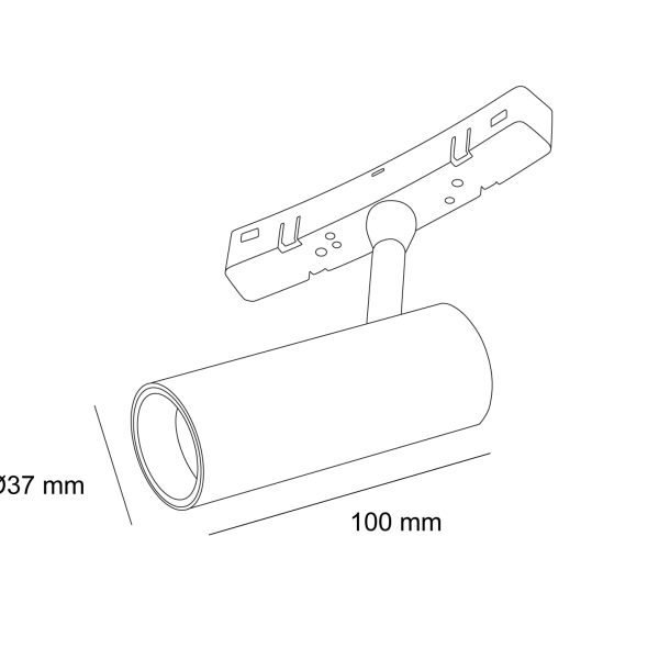 Детайлно изображение на Осветително тяло(спот) Eye Magnet Circle за магнитна система Circle Снимка на Осветително тяло(спот) Eye Magnet Circle за магнитна система Circle