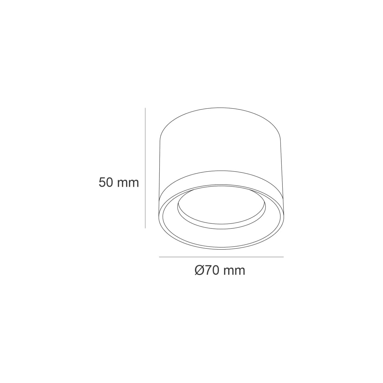 Детайлно изображение на LED луна за външен монтаж Oreo | 7W | 3000K Снимка на LED луна за външен монтаж Oreo | 7W | 3000K