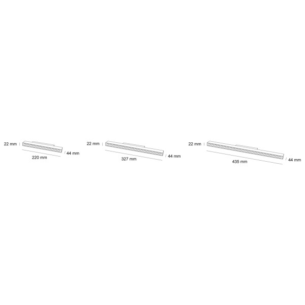 Детайлно изображение на LED модул Darklight Magnet за магнитна шина 23 mm Снимка на LED модул Darklight Magnet за магнитна шина 23 mm - Curve Line