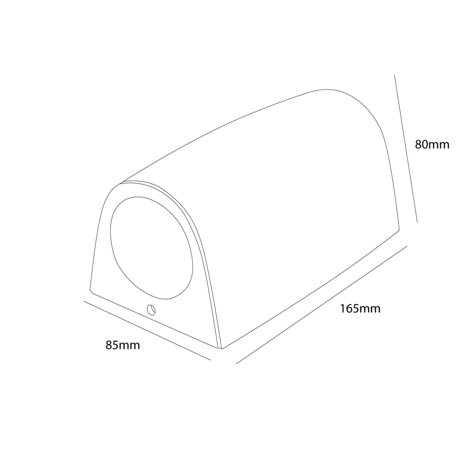Снимка на Фасадна лампа Marta 90 от смола | IP55 | CCT