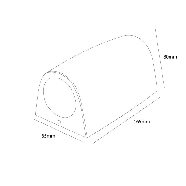 Снимка на Фасадна лампа Marta 90 от смола | IP55 | CCT