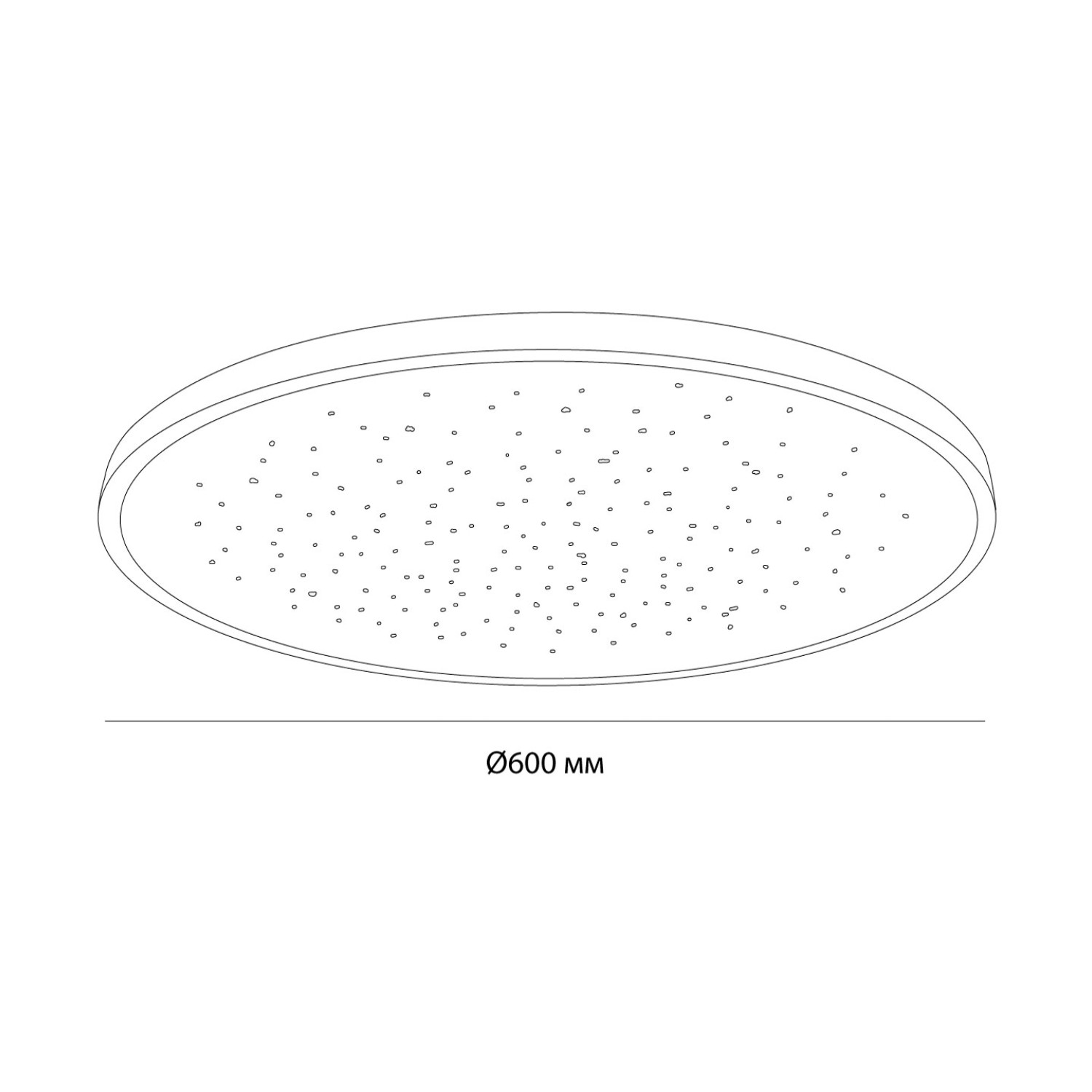 Снимка на LED плафониера Quasar C | Повърхност звездно небе | Ø60cm