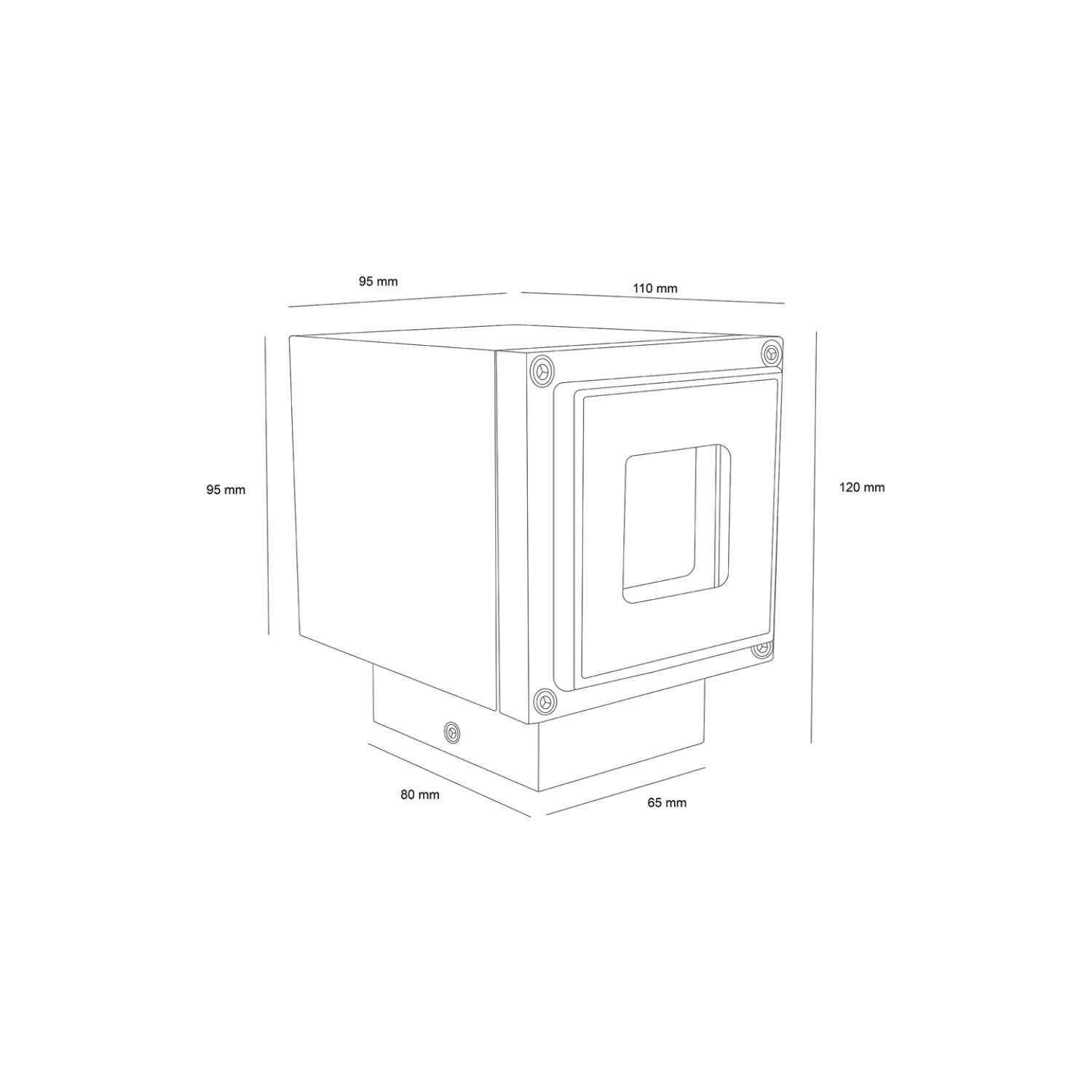 Детайлно изображение на Фасаден LED аплик Shoot Down | Светлина надолу | 6W | 3000K Снимка на Фасаден LED аплик Shoot Down | Светлина надолу | 6W | 3000K
