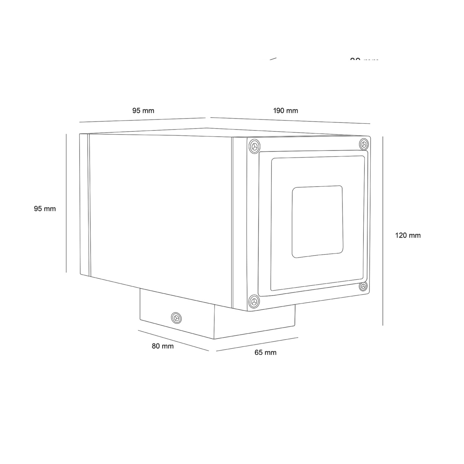 Снимка на Фасаден LED аплик Shoot Up&Down | Двупосочен | 3000K | IP66