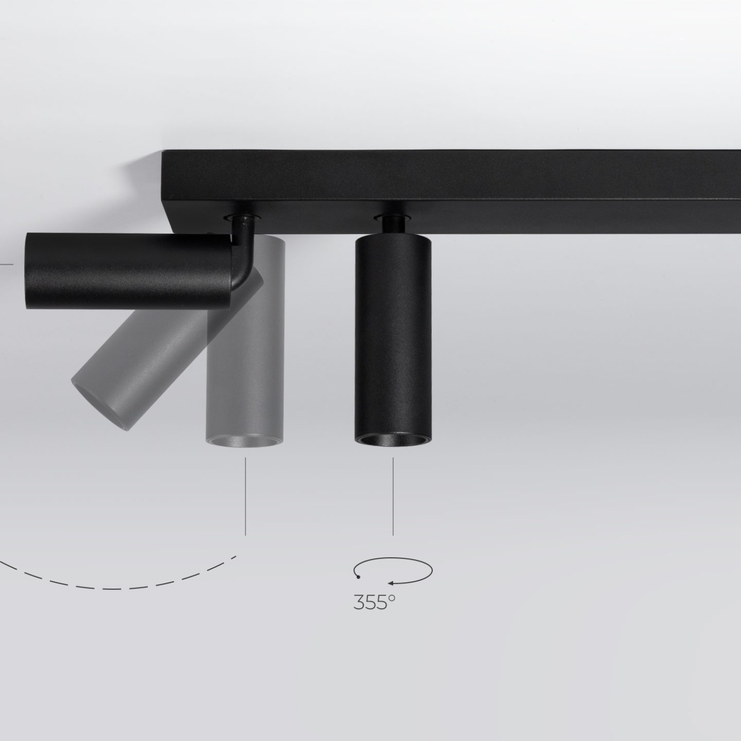 Снимка на LED спот за външен монтаж Dodo | Насочваем | 2x6W | 3000K