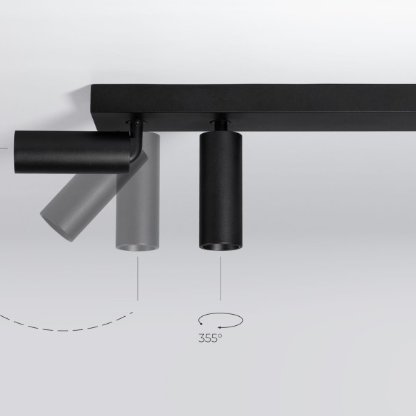 Снимка на LED спот за външен монтаж Dodo | Насочваем | 2x6W | 3000K