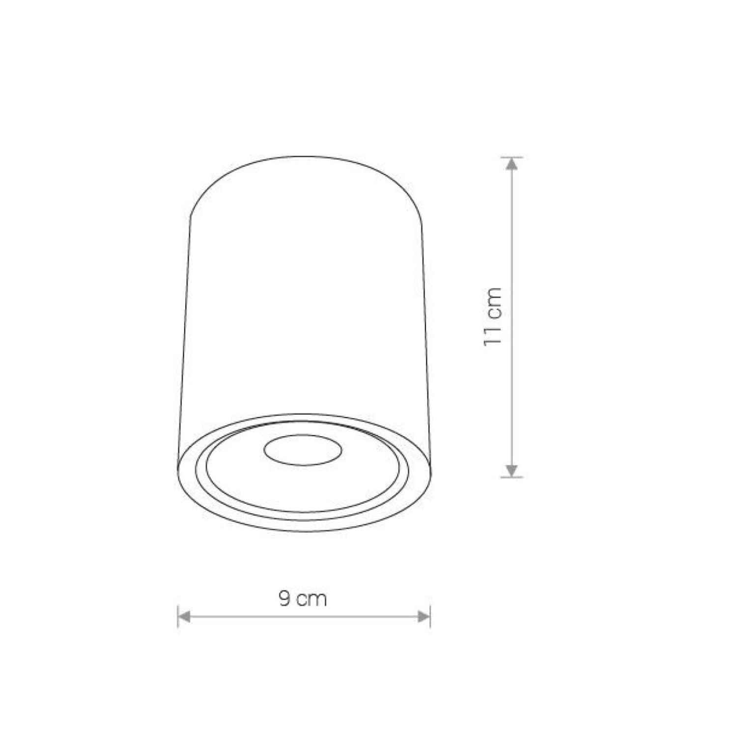 Детайлно изображение на LED луна за външен монтаж Nowodvorski Edesa | IP54 | 3000K | Черен Снимка на LED луна за външен монтаж Nowodvorski Edesa | IP54 | 3000K | Черен