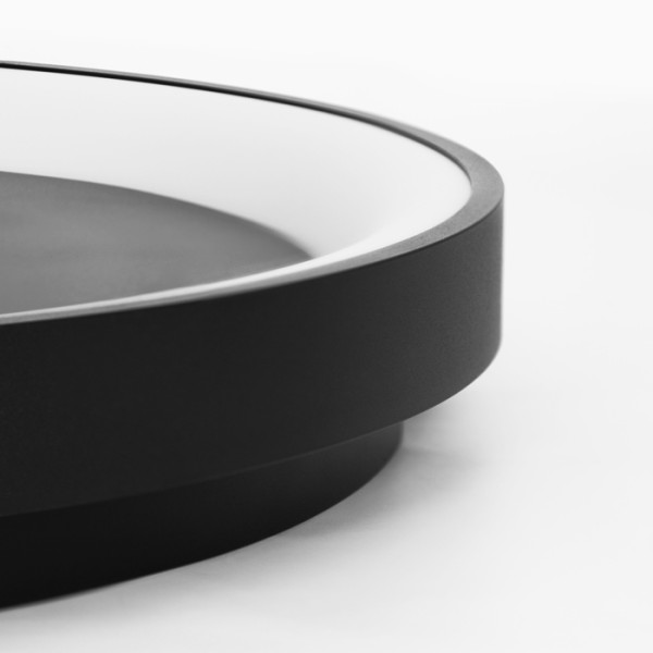 Снимка на LED плафониера Sirius с тънък профил и светлинен пръстен - Плафони