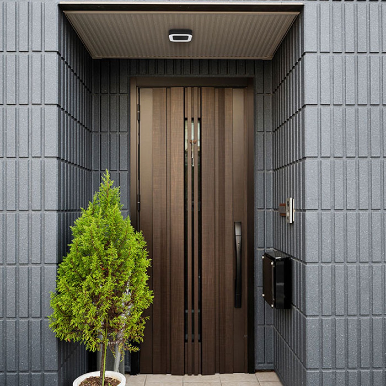 Снимка на Фасадна квадратна плафониера Norma C | 12W | IP65 | 3000K