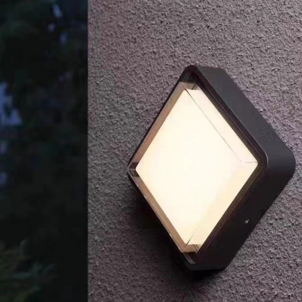 Снимка на Квадратна фасадна LED плафониера Form SQ | 18W | IP65