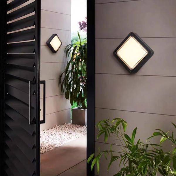 Снимка на Квадратна фасадна LED плафониера Form SQ | 18W | IP65