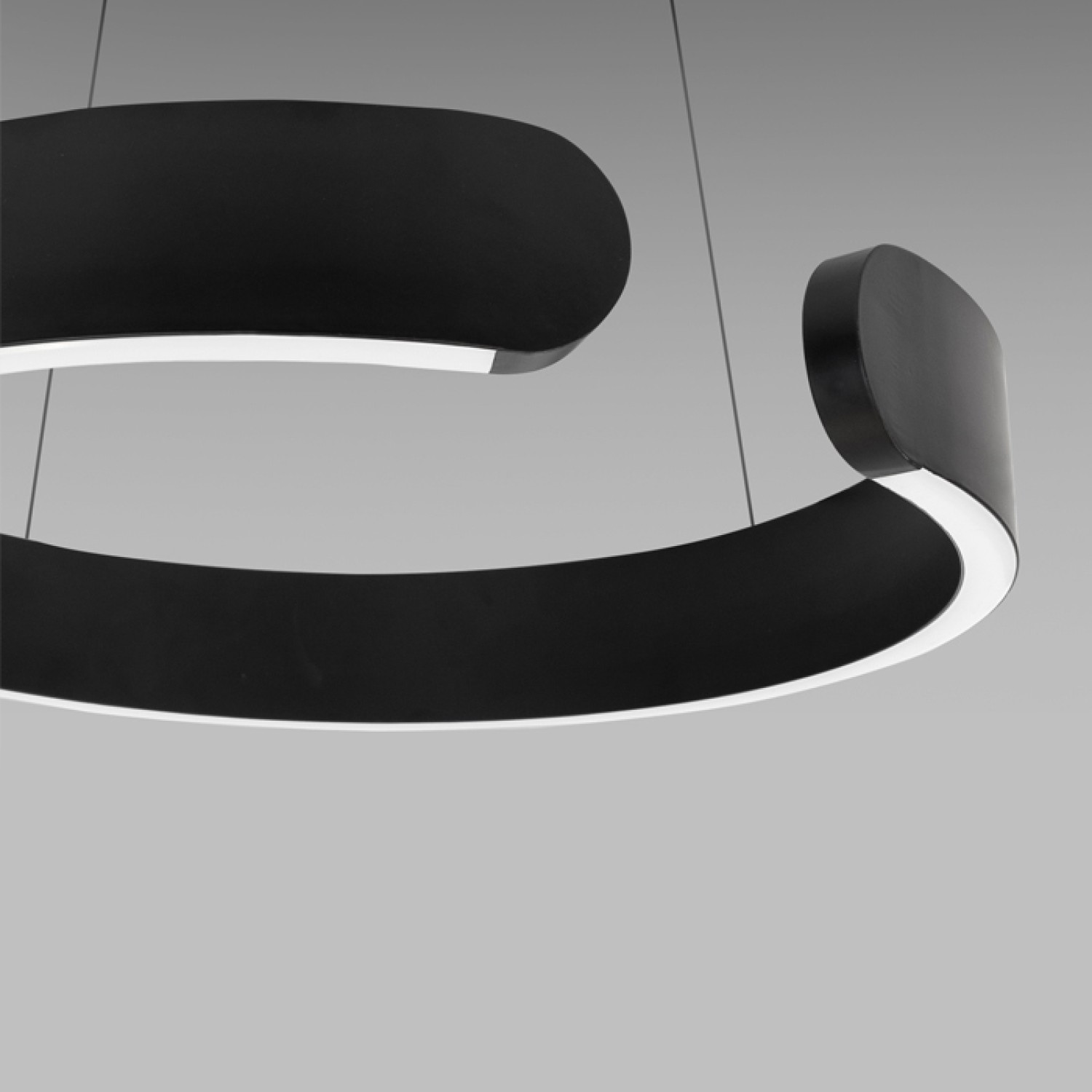 Снимка на Висящ LED полилей Cool C | С-образна форма | 5 размера