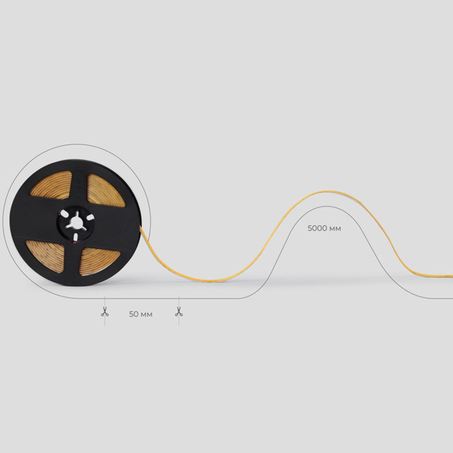 Снимка на LED лента Proton 10.5W/m | IP20 | COB | 24V | 5 метра | 3000K/4000K