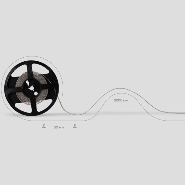 Снимка на LED лента Proton 12W/m | IP20 | 160 LED/m | 24V | 5 метра | 3000K/4000K