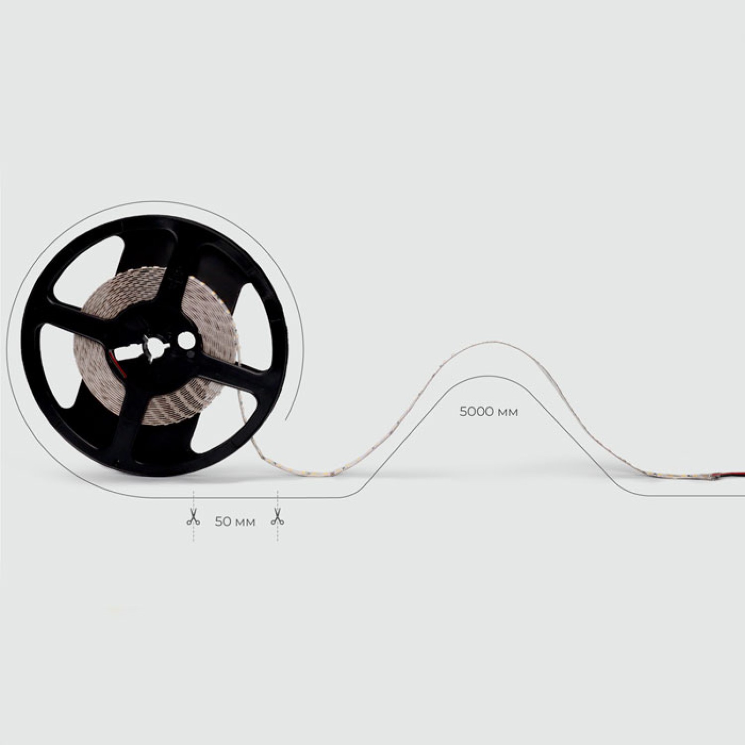 Снимка на LED лента Vario 5.8W/m | IP20 | 120 LED/m | 24V | 5 метра | 3000K/4000K